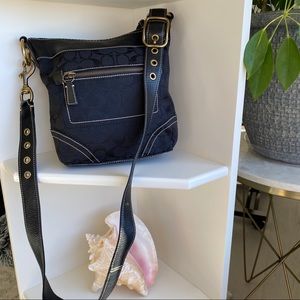 Coach Sig. Convertible Crossbody Duffle